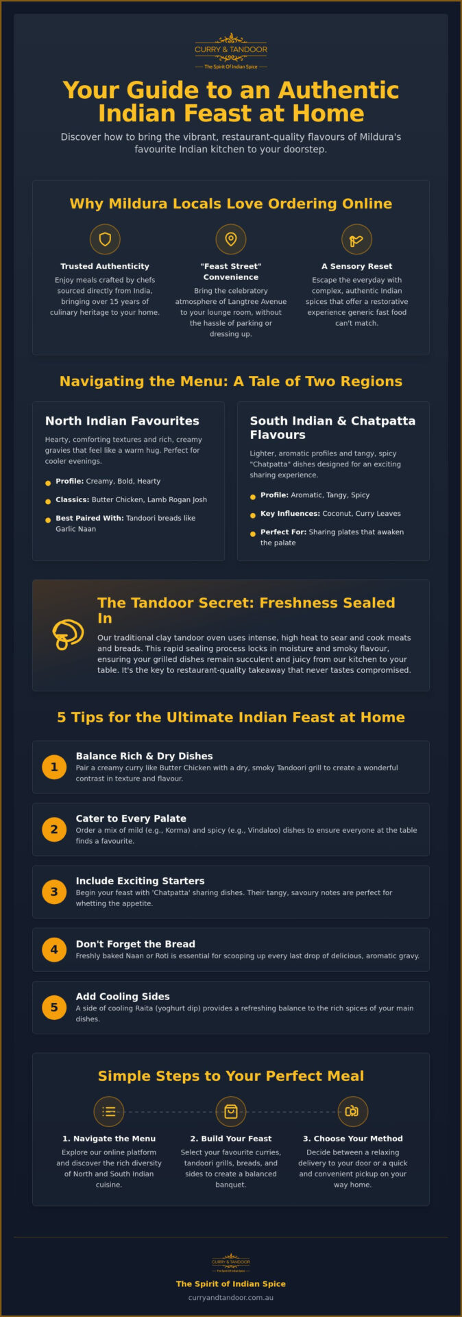 Order Curry Online in Mildura: Your Guide to an Authentic Indian Feast at Home